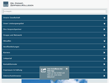 Tablet Screenshot of hlb-dzk.de